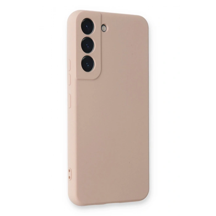 Newface Samsung Galaxy S23 Plus Kılıf Nano içi Kadife Silikon - Pudra