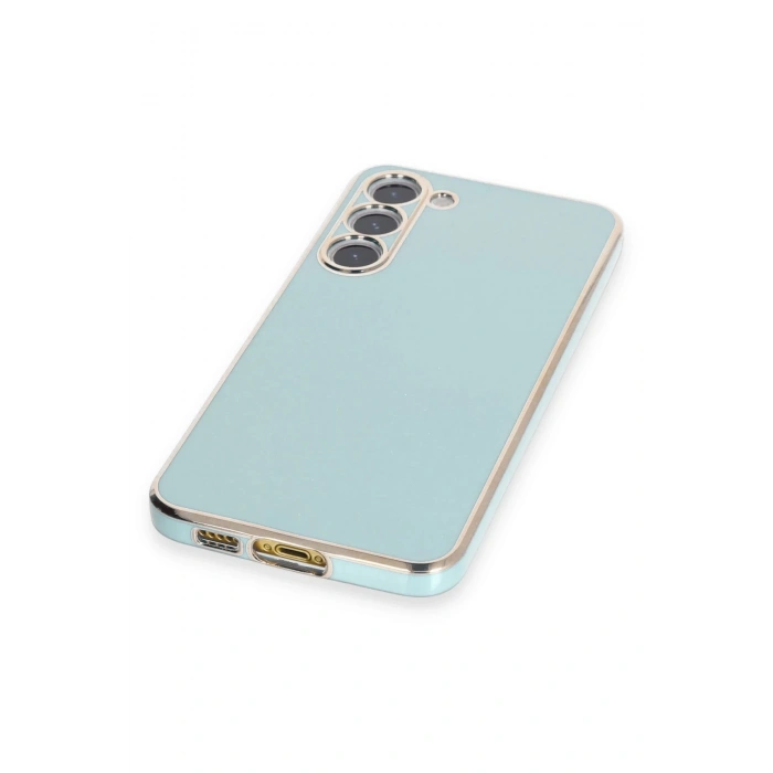 Newface Samsung Galaxy S23 Plus Kılıf Volet Silikon - Açık Yeşil