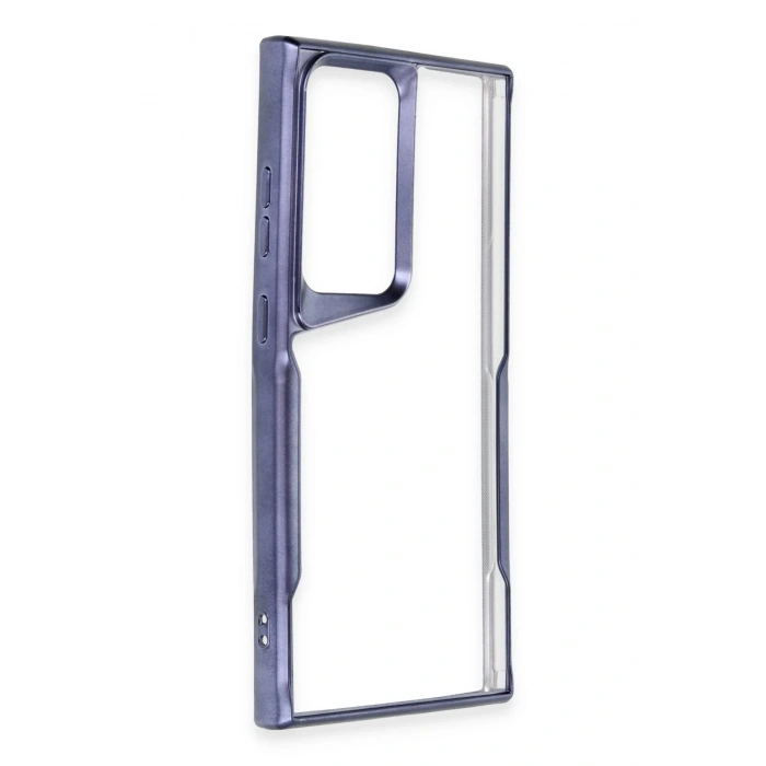 Newface Samsung Galaxy S23 Ultra Kılıf Boyi Silikon Kapak - Lacivert