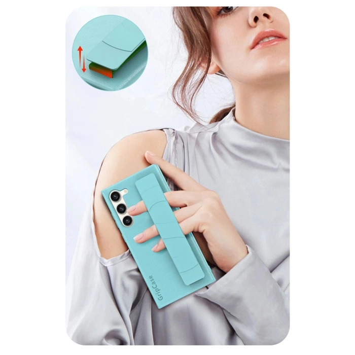 Newface Samsung Galaxy S24 Kılıf Data Kapak - Siyah