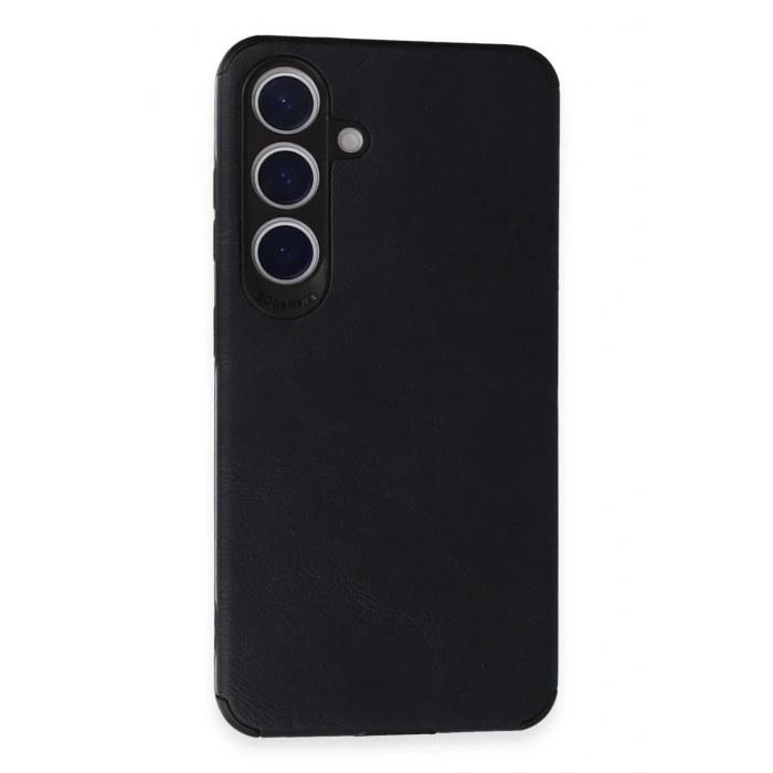 Newface Samsung Galaxy S24 Kılıf Loop Deri Silikon - Lacivert