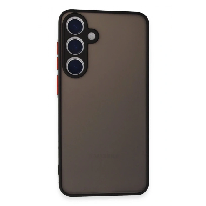 Newface Samsung Galaxy S24 Kılıf Montreal Silikon Kapak - Siyah