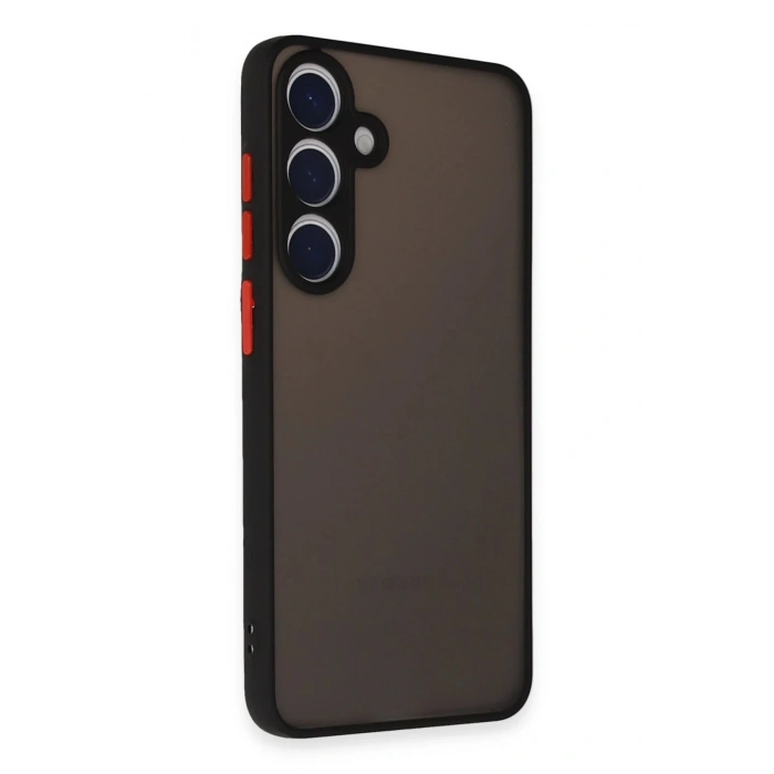 Newface Samsung Galaxy S24 Kılıf Montreal Silikon Kapak - Siyah