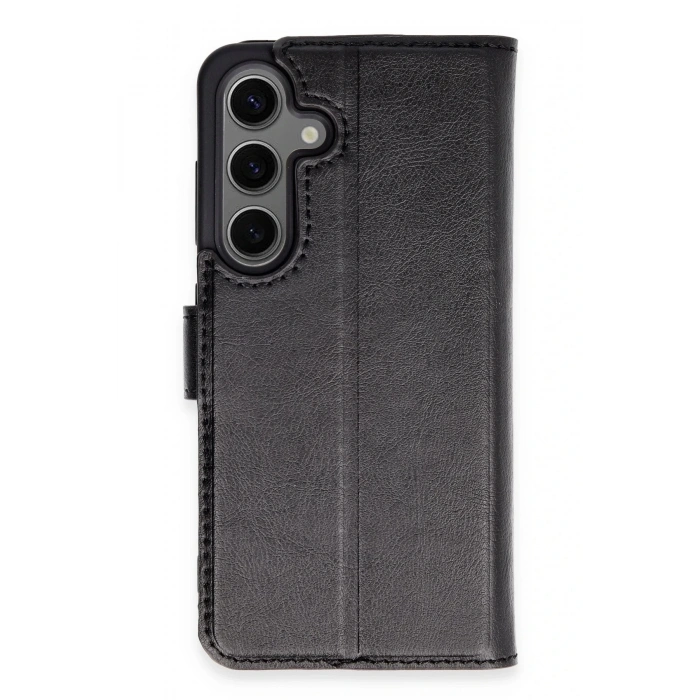 Newface Samsung Galaxy S24 Kılıf Trend S Plus Kapaklı Kılıf - Siyah