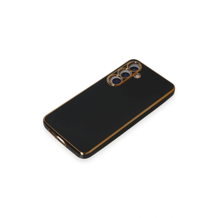 Newface Samsung Galaxy S24 Kılıf Volet Silikon - Siyah