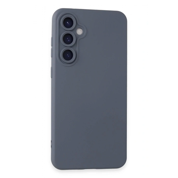 Newface Samsung Galaxy S24 Plus Kılıf Nano içi Kadife Silikon - Gri