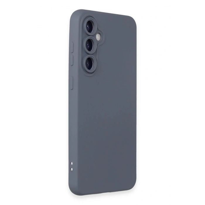 Newface Samsung Galaxy S24 Plus Kılıf Nano içi Kadife Silikon - Gri