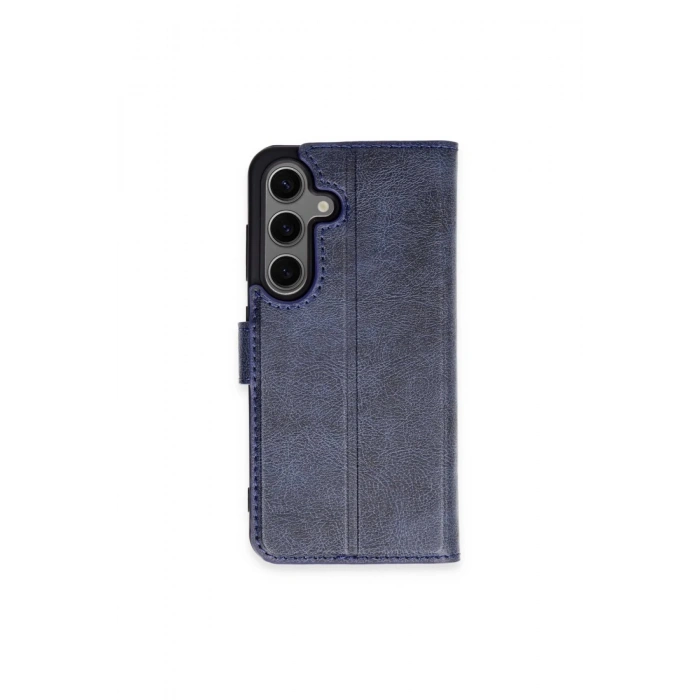 Newface Samsung Galaxy S24 Plus Kılıf Trend S Plus Kapaklı Kılıf - Lacivert