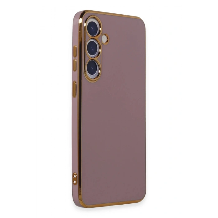 Newface Samsung Galaxy S24 Plus Kılıf Volet Silikon - Mor