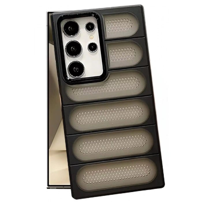 Newface Samsung Galaxy S24 Ultra Kılıf Airmax Silikon Kapak - Siyah