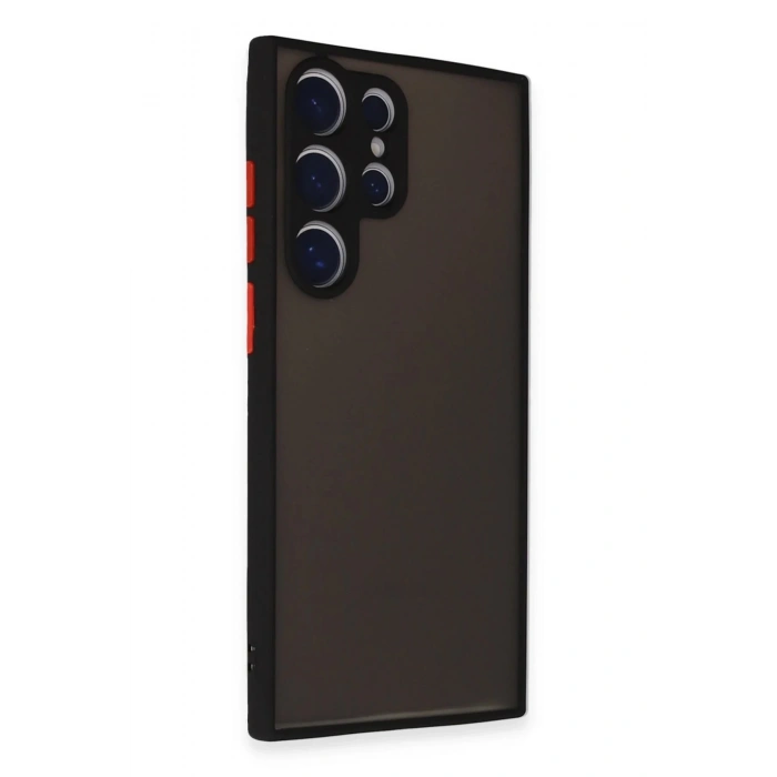 Newface Samsung Galaxy S24 Ultra Kılıf Montreal Silikon Kapak - Siyah