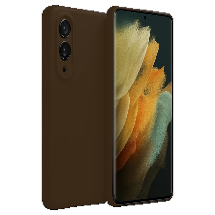 Newface Samsung Galaxy S25 Edge First Silikon - Kahverengi