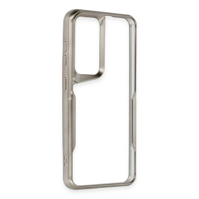 Newface Samsung Galaxy S25 Kılıf Boyi Silikon Kapak - Titan Gri