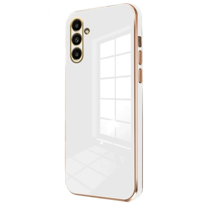 Newface Samsung Galaxy S25 Plus Kılıf Volet Silikon - Beyaz