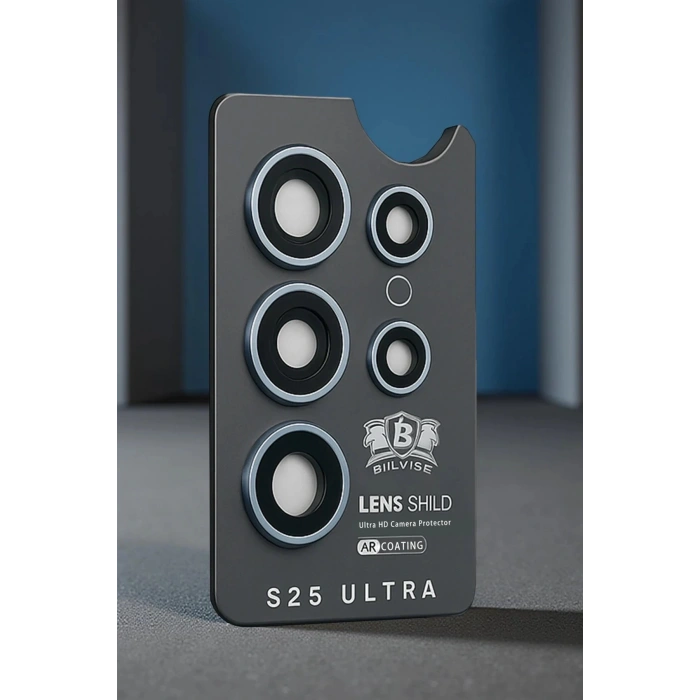 Newface Samsung Galaxy S25 Ultra Bilvis Titan Kamera Lens - Lacivert