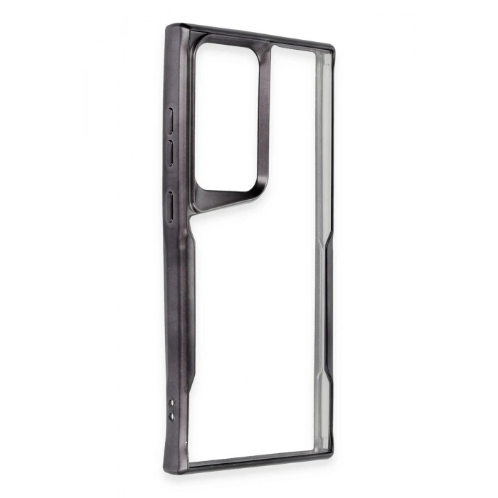 Newface Samsung Galaxy S25 Ultra Kılıf Boyi Silikon Kapak - Siyah