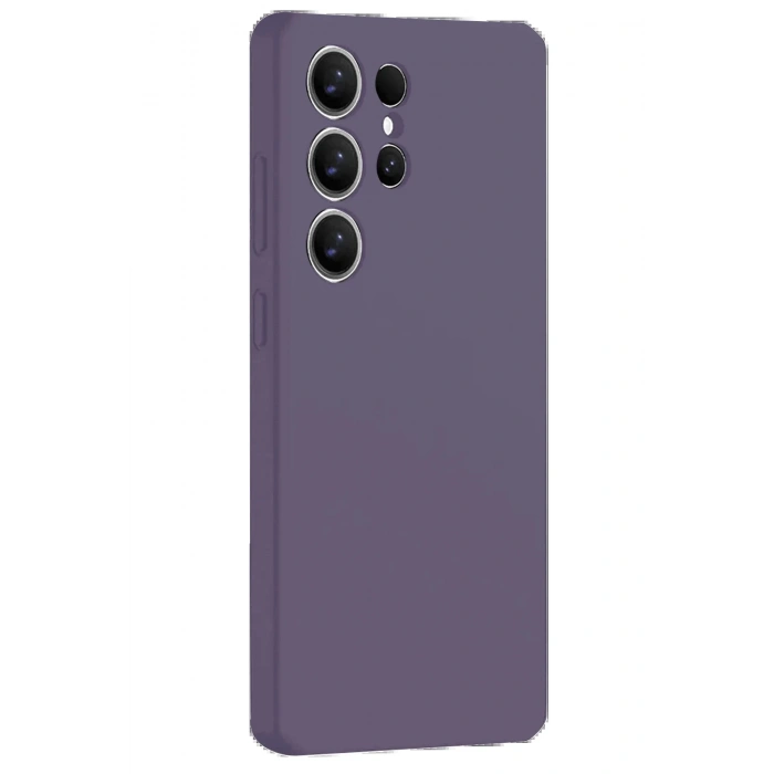 Newface Samsung Galaxy S25 Ultra Kılıf Nano içi Kadife Silikon - Mor