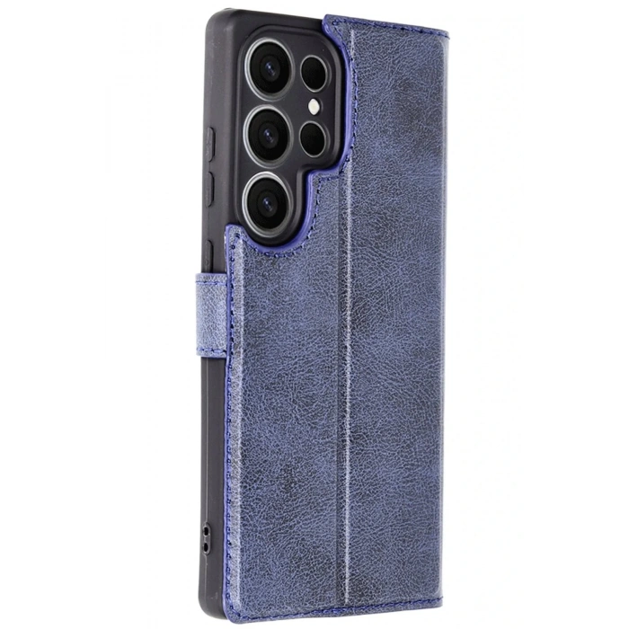 Newface Samsung Galaxy S25 Ultra Kılıf Trend S Plus Kapaklı Kılıf - Lacivert