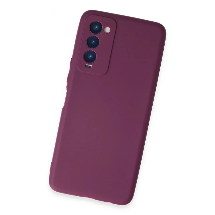 Newface Tecno Camon 18 Kılıf First Silikon - Mor