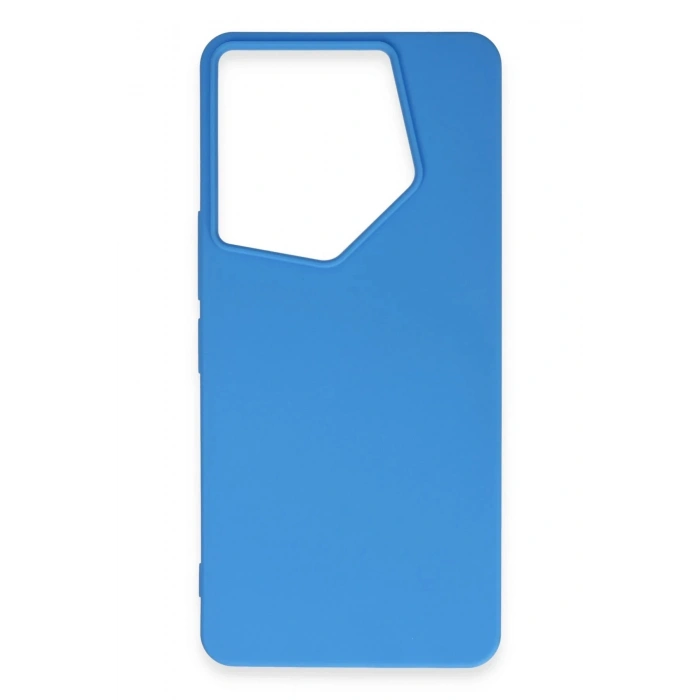 Newface Tecno Camon 20 Pro 5G Kılıf First Silikon - Mavi