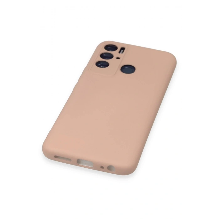 Newface Tecno Pova Neo Kılıf Nano içi Kadife Silikon - Pudra