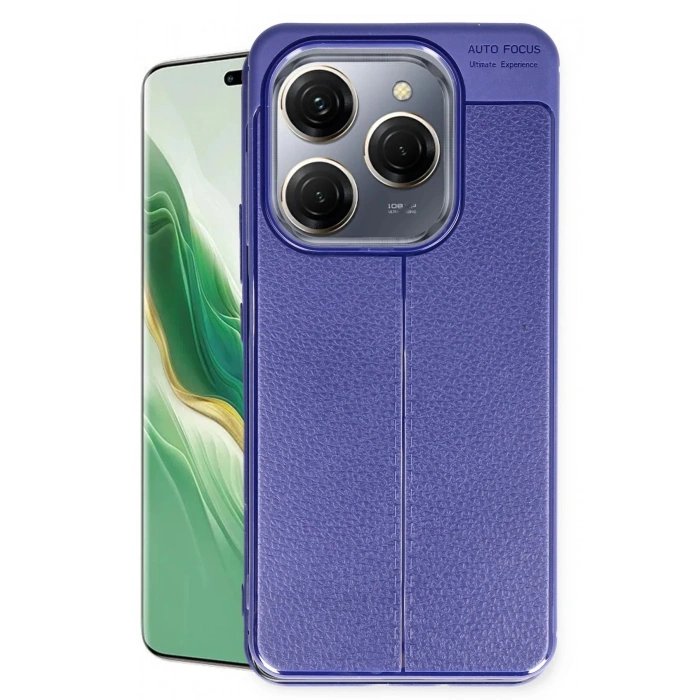 Newface Tecno Spark 20 Pro Kılıf Auto Focus Kapak - Lacivert