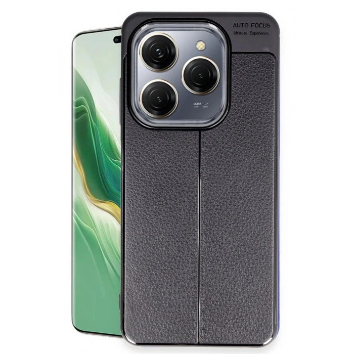 Newface Tecno Spark 20 Pro Kılıf Auto Focus Kapak - Siyah