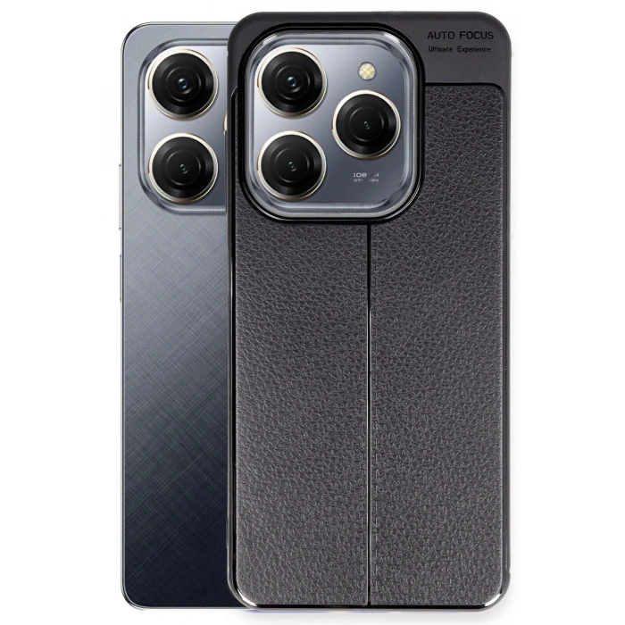 Newface Tecno Spark 20 Pro Kılıf Auto Focus Kapak - Siyah