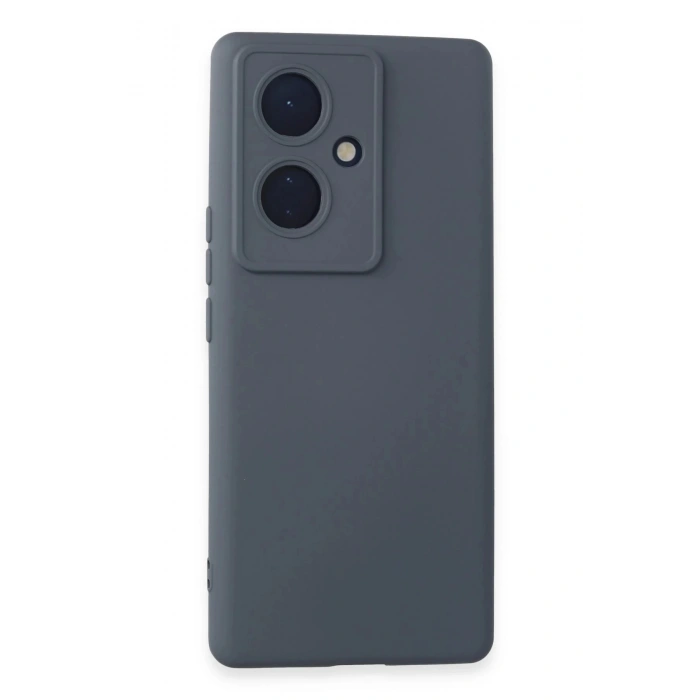 Newface Vivo V29 Lite Kılıf Nano içi Kadife Silikon - Gri