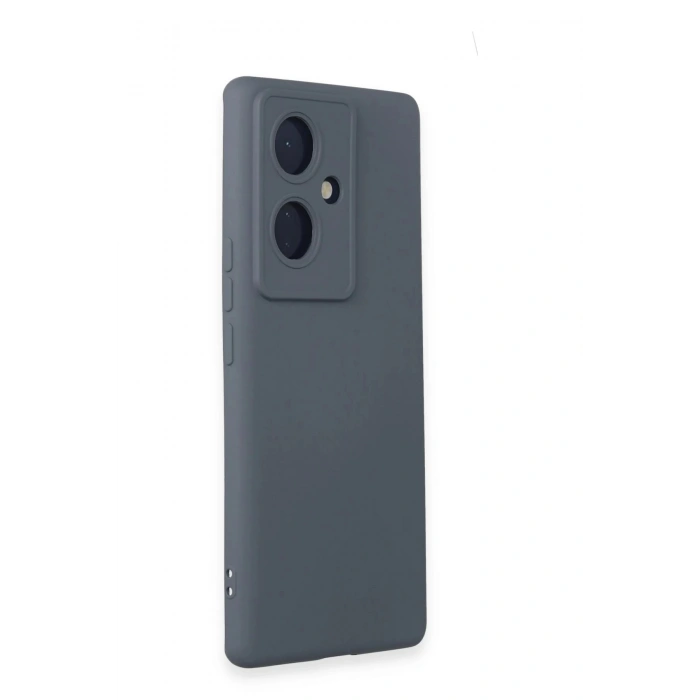 Newface Vivo V29 Lite Kılıf Nano içi Kadife Silikon - Gri