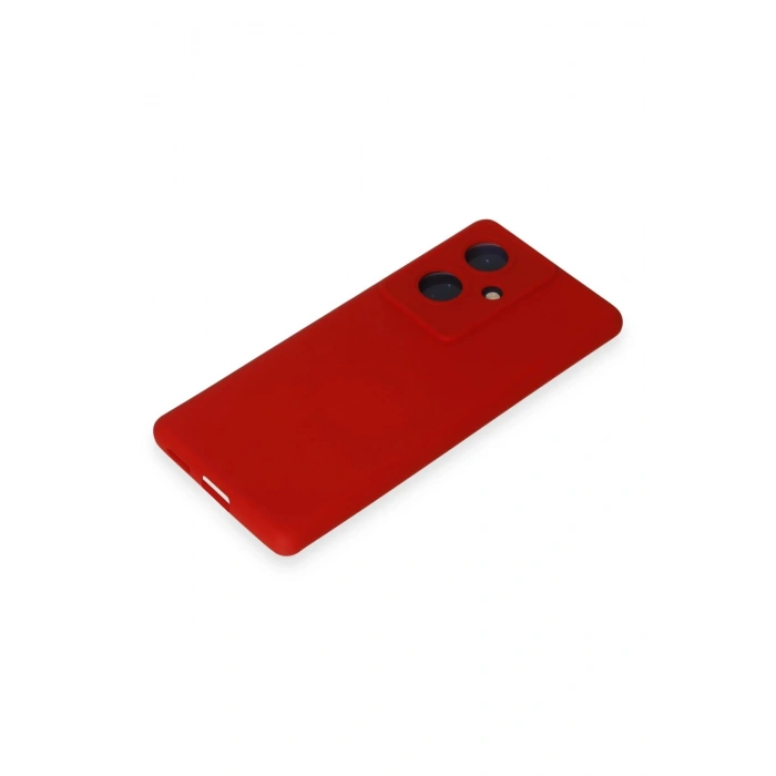 Newface Vivo V29 Lite Kılıf Nano içi Kadife Silikon - Kırmızı