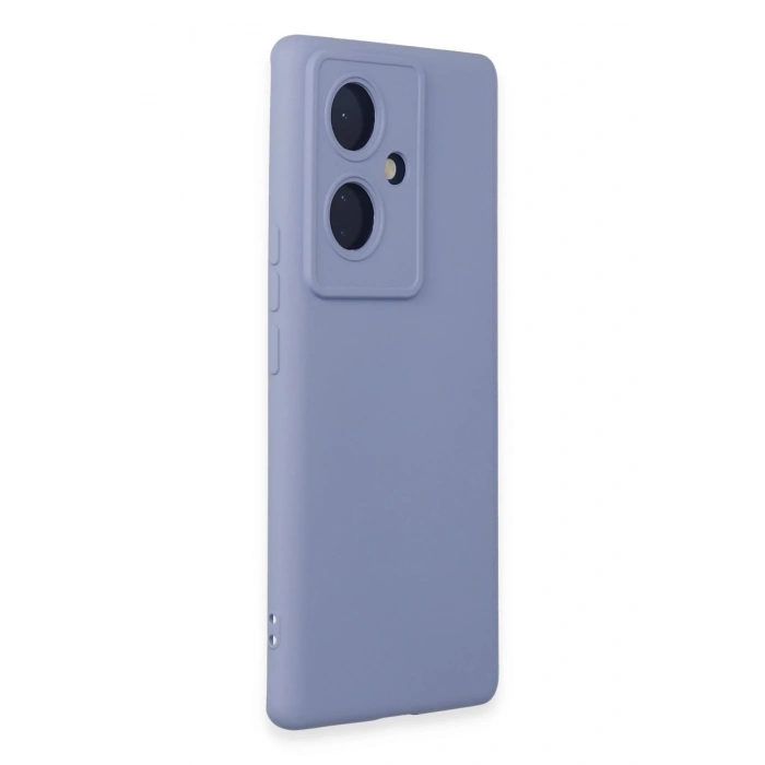 Newface Vivo V29 Lite Kılıf Nano içi Kadife Silikon - Lila