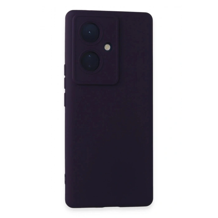 Newface Vivo V29 Lite Kılıf Nano içi Kadife Silikon - Mor