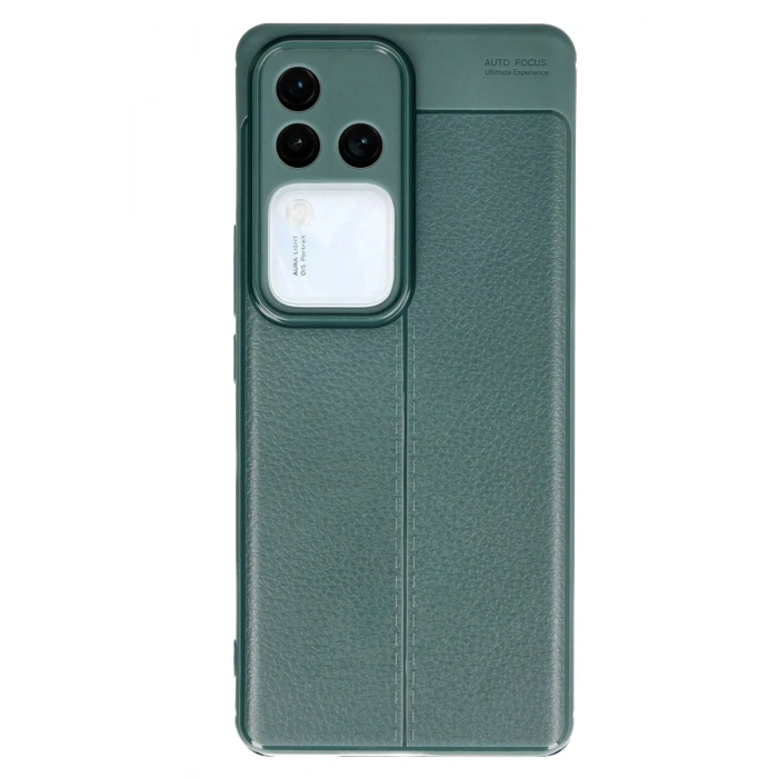 Newface Vivo V30 5G Kılıf Auto Focus Kapak - Koyu Yeşil