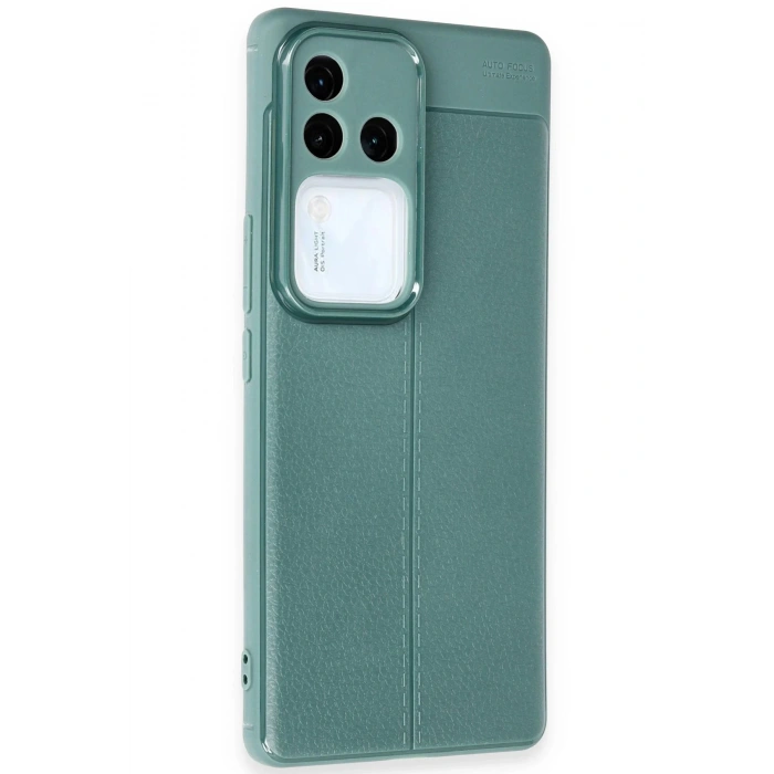 Newface Vivo V30 5G Kılıf Auto Focus Kapak - Koyu Yeşil