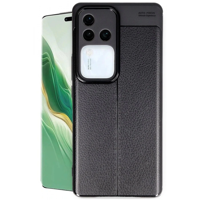 Newface Vivo V30 5G Kılıf Auto Focus Kapak - Siyah