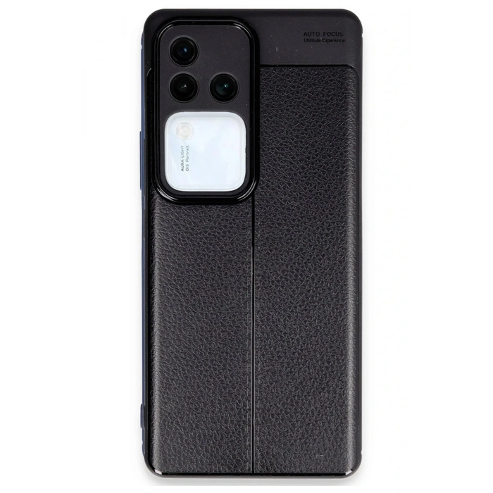 Newface Vivo V30 5G Kılıf Auto Focus Kapak - Siyah