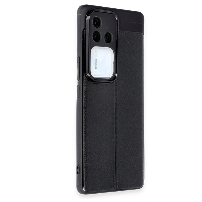 Newface Vivo V30 5G Kılıf Auto Focus Kapak - Siyah