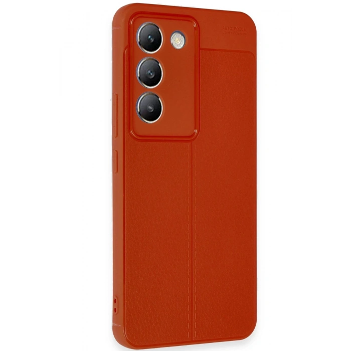 Newface Vivo V30 Lite 4G Kılıf Auto Focus Kapak - Kırmızı