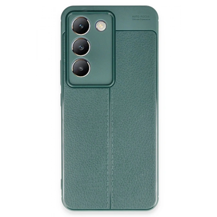 Newface Vivo V30 Lite 4G Kılıf Auto Focus Kapak - Koyu Yeşil