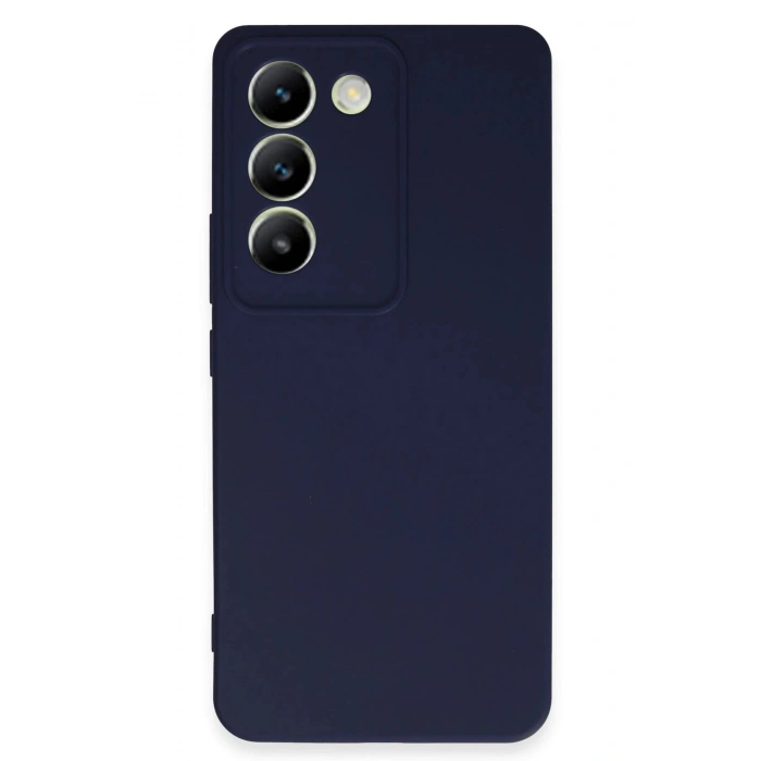 Newface Vivo V30 Lite 4G Kılıf First Silikon - Lacivert