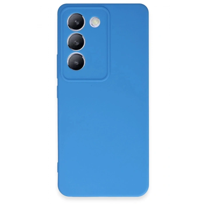 Newface Vivo V30 Lite 4G Kılıf First Silikon - Mavi