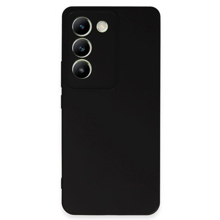 Newface Vivo V30 Lite 4G Kılıf First Silikon - Siyah