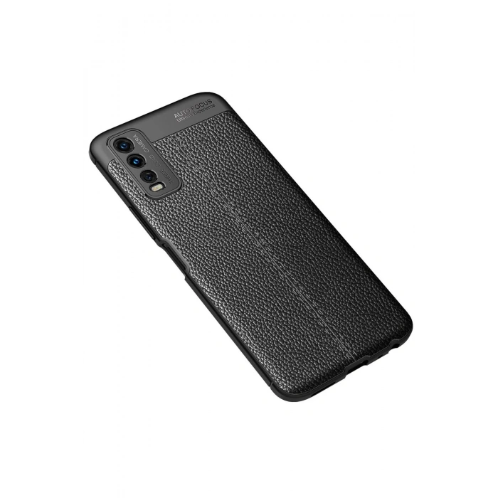 Newface Vivo Y11S Kılıf Auto Focus Kapak - Siyah