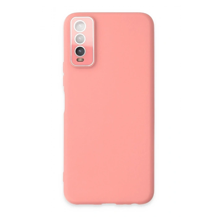 Newface Vivo Y11S Kılıf Lansman Glass Kapak - Pembe