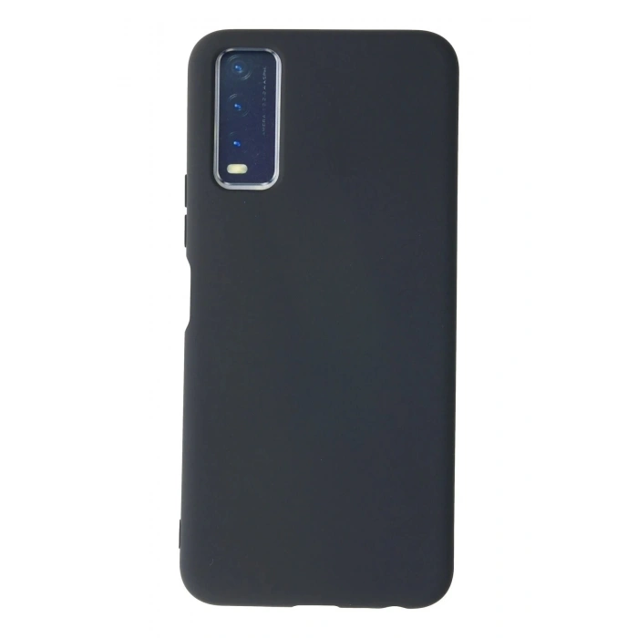 Newface Vivo Y11S Kılıf Nano içi Kadife Silikon - Gri