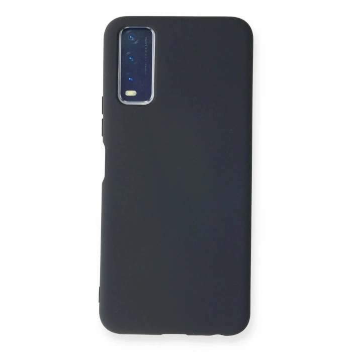 Newface Vivo Y11S Kılıf Nano içi Kadife Silikon - Lacivert