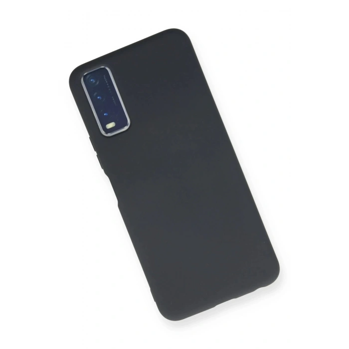 Newface Vivo Y11S Kılıf Nano içi Kadife Silikon - Lacivert