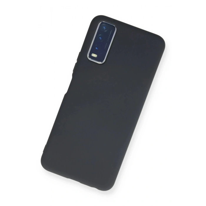 Newface Vivo Y11S Kılıf Nano içi Kadife Silikon - Lacivert