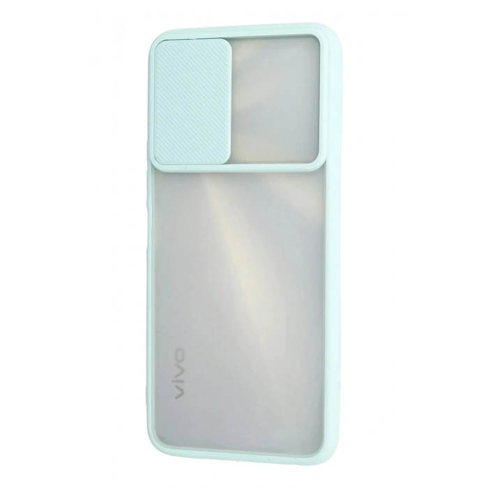 Newface Vivo Y11S Kılıf Palm Buzlu Kamera Sürgülü Silikon uaz